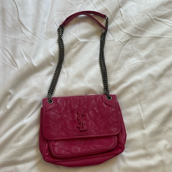 Saint Laurent Baby Niki Chain Satchel Freesia - Picture 1 of 5